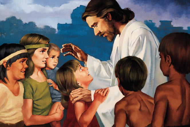 Vaikų palaiminimas Jėzaus laikais